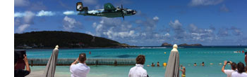 Photo of people watching the airshow